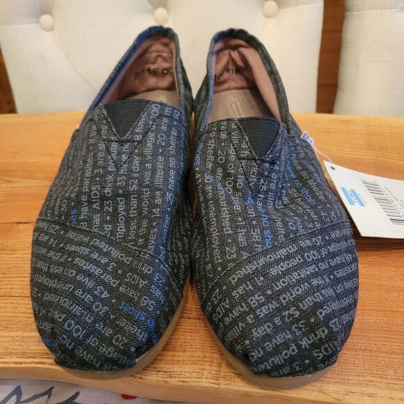 Men's Gray TOMS Slip-On Shoes - Picture 3 of 8